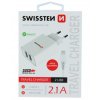 Swissten síťový adaptér Smart IC 2x USB 2,1A POWER + datový kabel USB/LIGHTNING 1,2m bílý