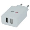 Swissten síťový adaptér Smart IC 2x USB 2,1A POWER + datový kabel USB/LIGHTNING 1,2m bílý