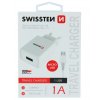 Swissten síťový adaptér Smart IC 1x USB 1A Power + datový kabel USB/Lightning 1,2m