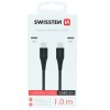 Swissten nabíjecí kabel USB-C/USB-C 1m, černý
