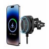 Swissten magnetický držák do ventilace auta s bezdrátovým nabíjením 15W/7,5W (kompatibilní s MagSafe)