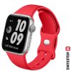 Swissten silikonový řemínek pro Apple Watch 42-44mm červený