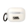 Karl Lagerfeld 3D Logo NFT Choupette TPU Pouzdro pro Airpods Pro 2 White