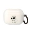 Karl Lagerfeld 3D Logo NFT Choupette TPU Pouzdro pro Airpods Pro 2 White