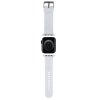 Karl Lagerfeld Choupette Head NFT Řemínek pro Apple Watch 42/44/45/49 White