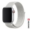 Swissten řemínek pro Apple Watch Nylonový 38/40/41mm bílo-šedý