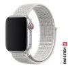 Swissten řemínek pro Apple Watch Nylonový 42/44/45/49mm bílo-šedý