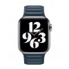 Apple řemínek kožený tah 41/40/38mm baltsky modrý - S/M