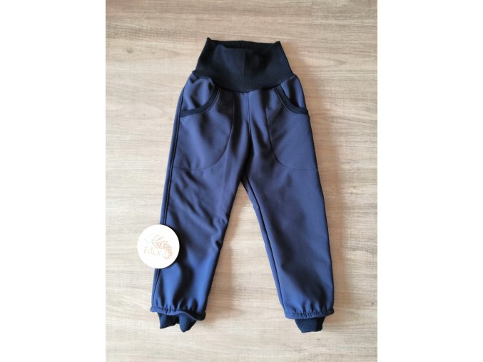 Zimní softshellové kalhoty s fleecem - BASIC