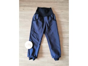 Zimní softshellové kalhoty s fleecem - BASIC