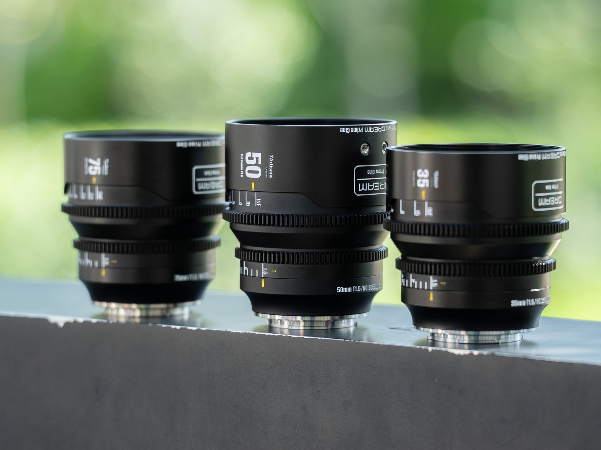 Objektivy 7Artisans DREAM 35 mm, 50 mm a 75 mm