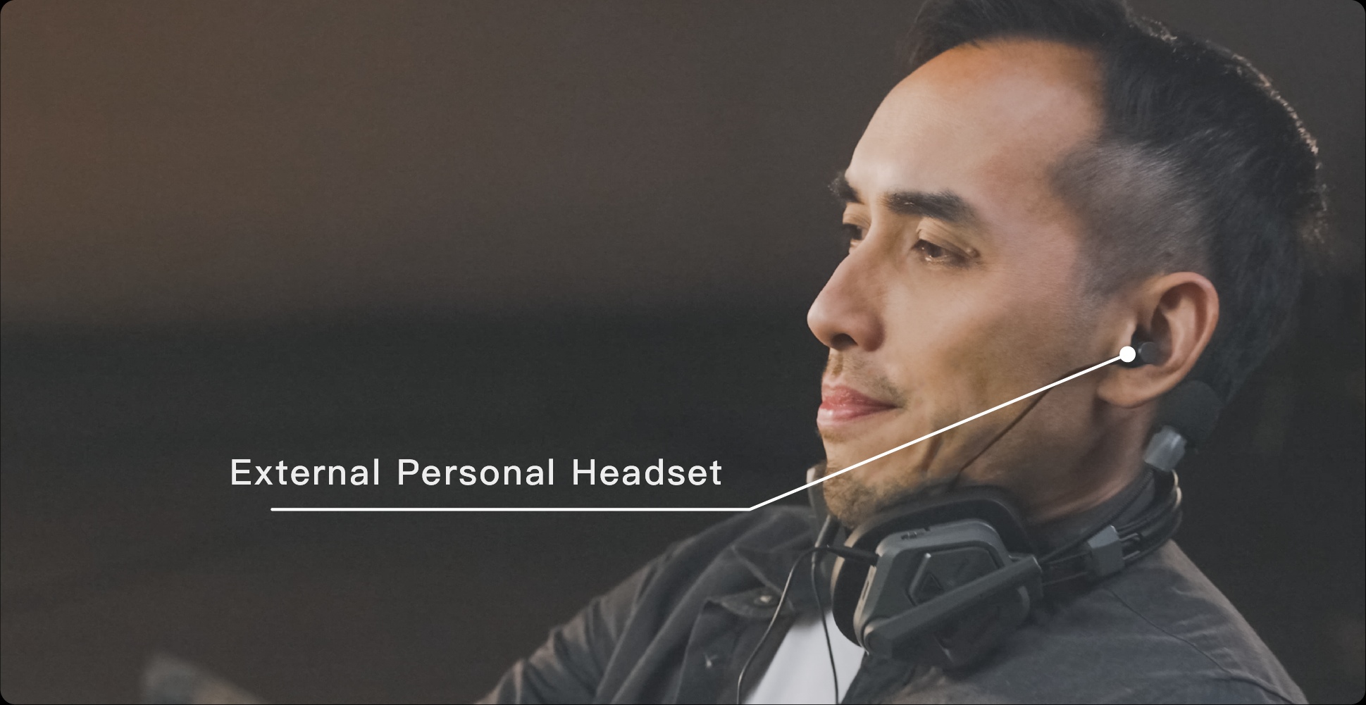 Použití vlastního externího headsetu s Accsoon CoMo II