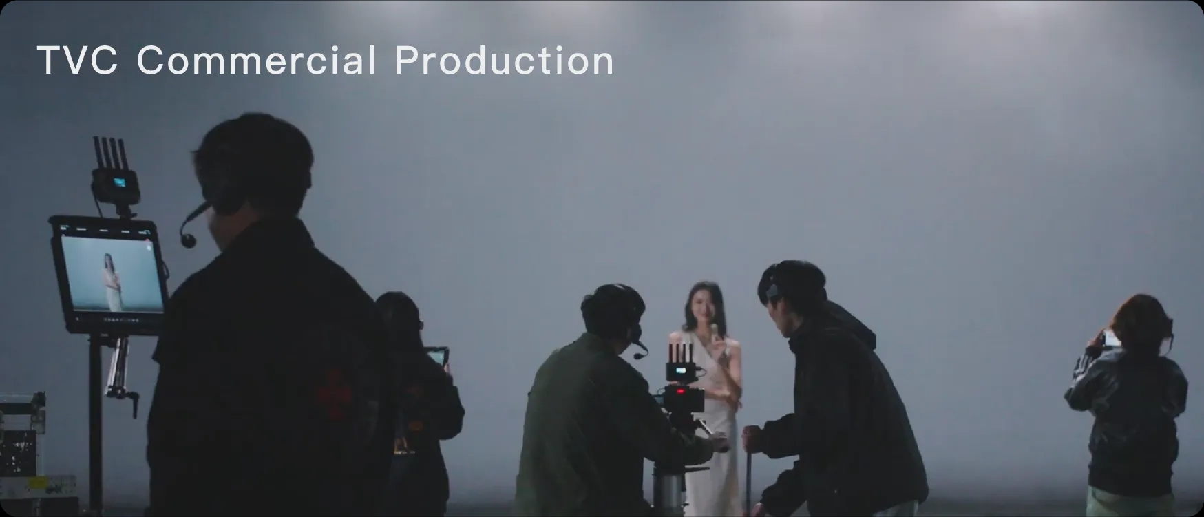 Accsoon CoMo II při produkci reklamního videa