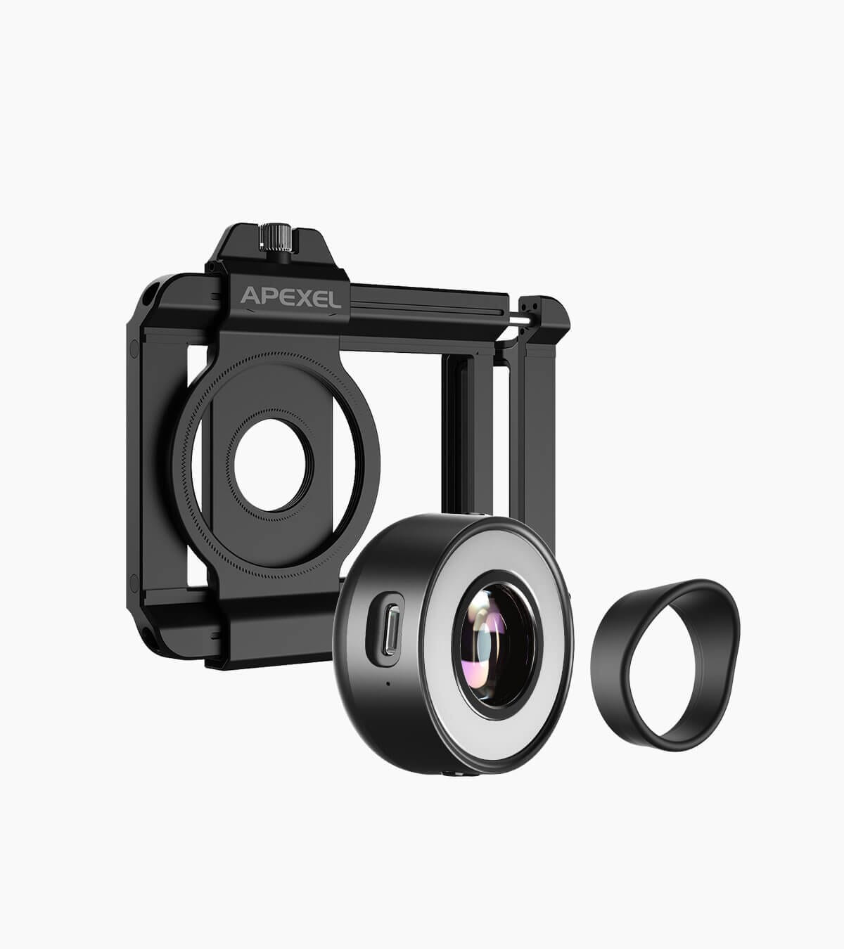Apexel JeweLens MS120 mikroskop na mobil a lupa s LED a UV světlem – Produktové detaily