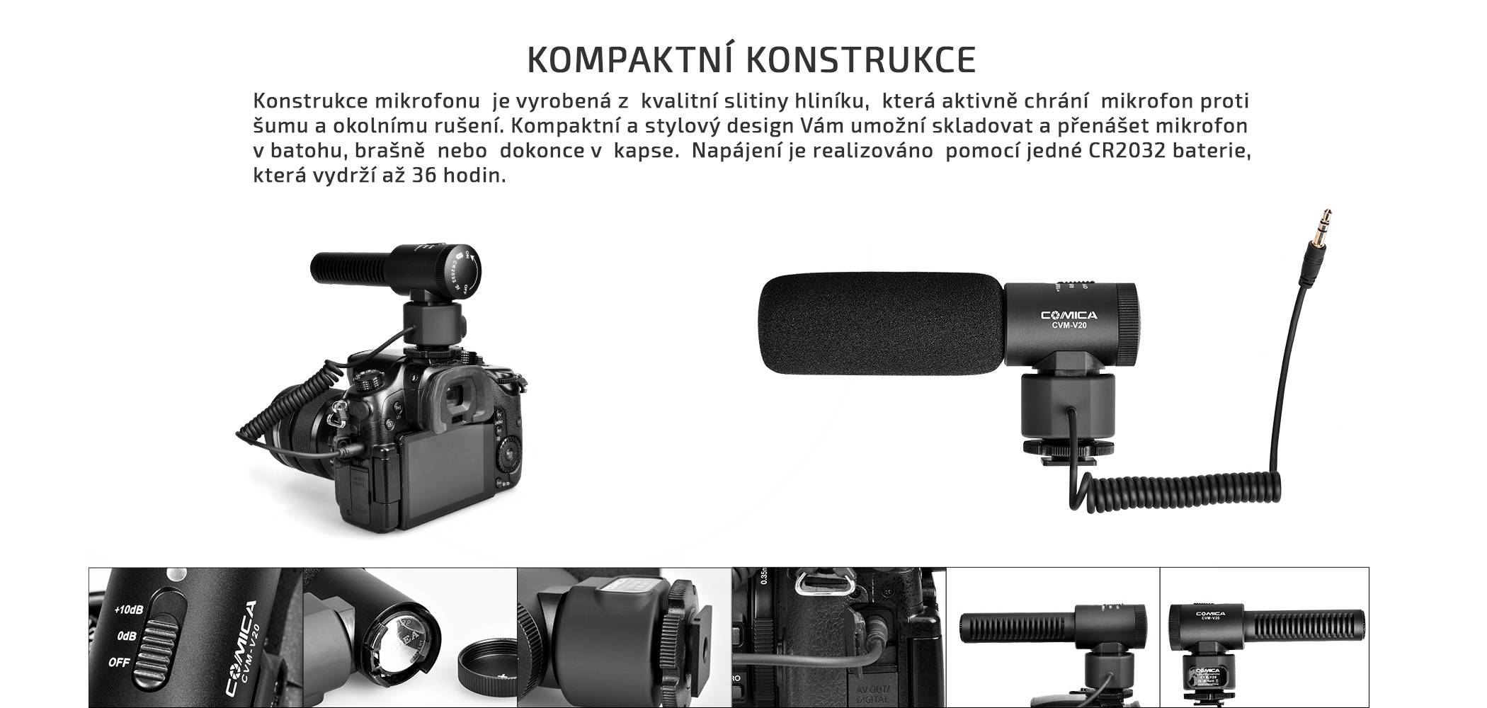 film-technika-comica-audio-cvm-v20-směrový-mic-konstrukce