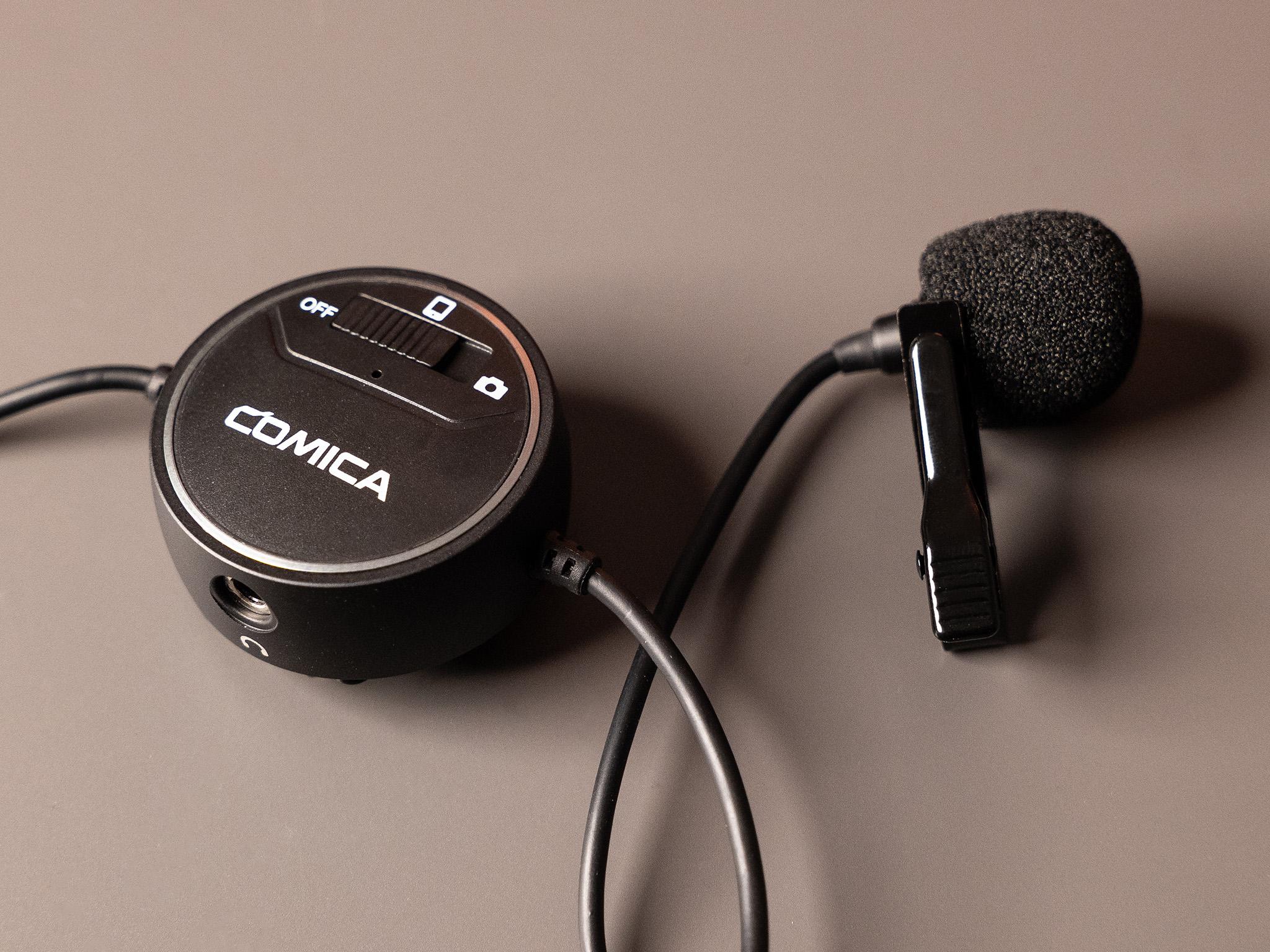 Detail ovládací jednotky Comica Audio SIG.LAV V03