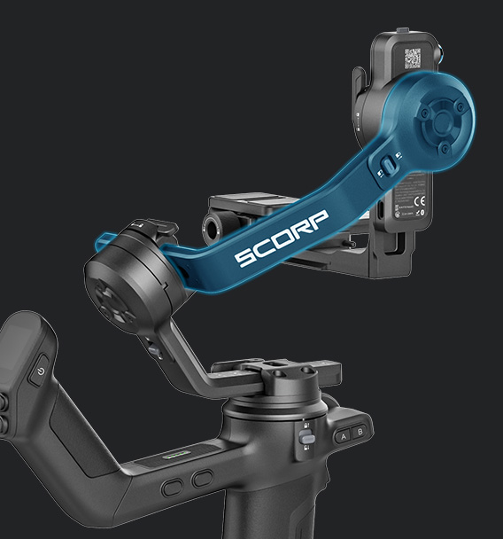 Prodloužená ramena gimbalu SCORP 3