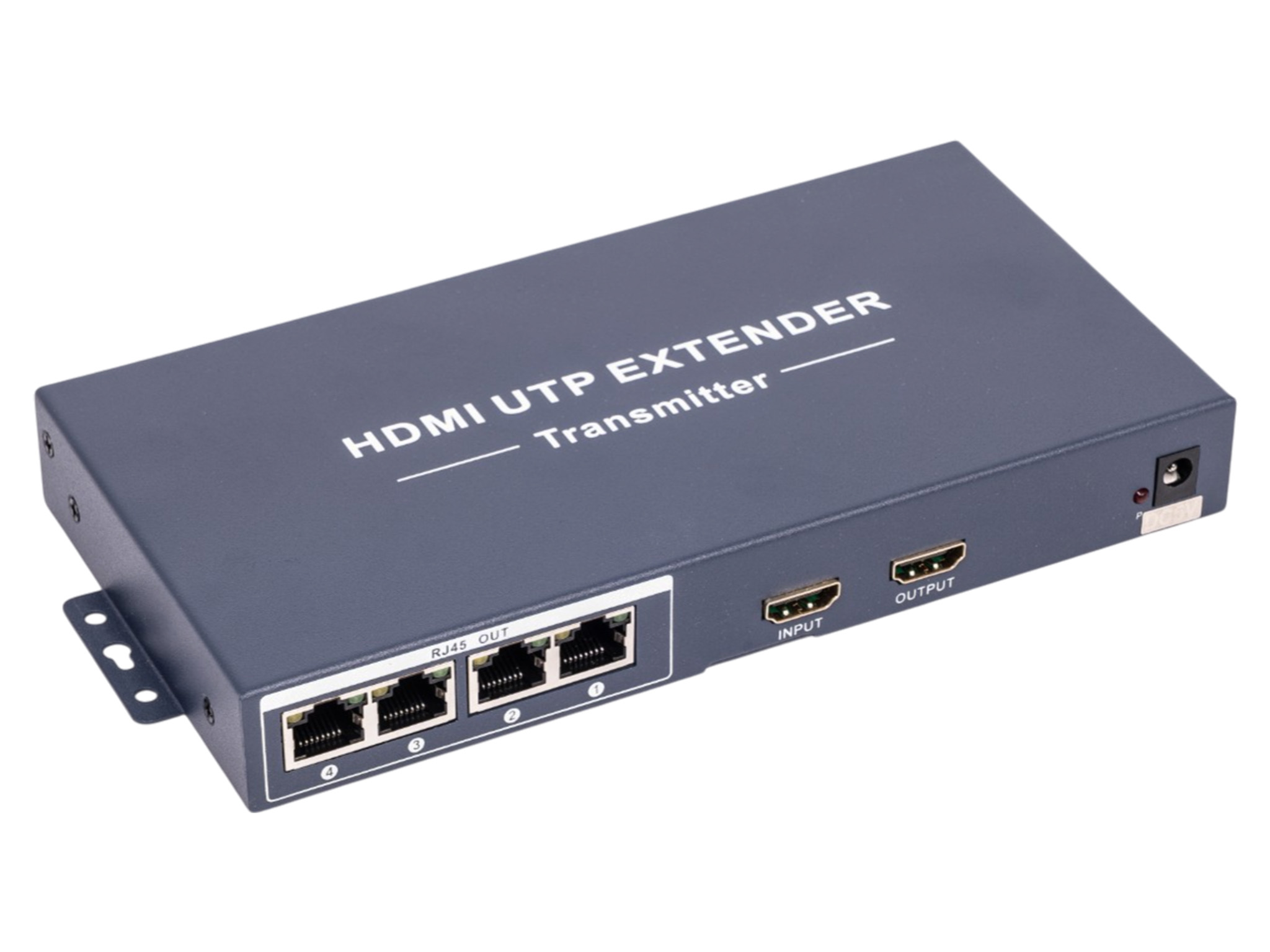 Vysílač LinkCast – čtyři RJ45 porty, HDMI vstup a místní HDMI výstup