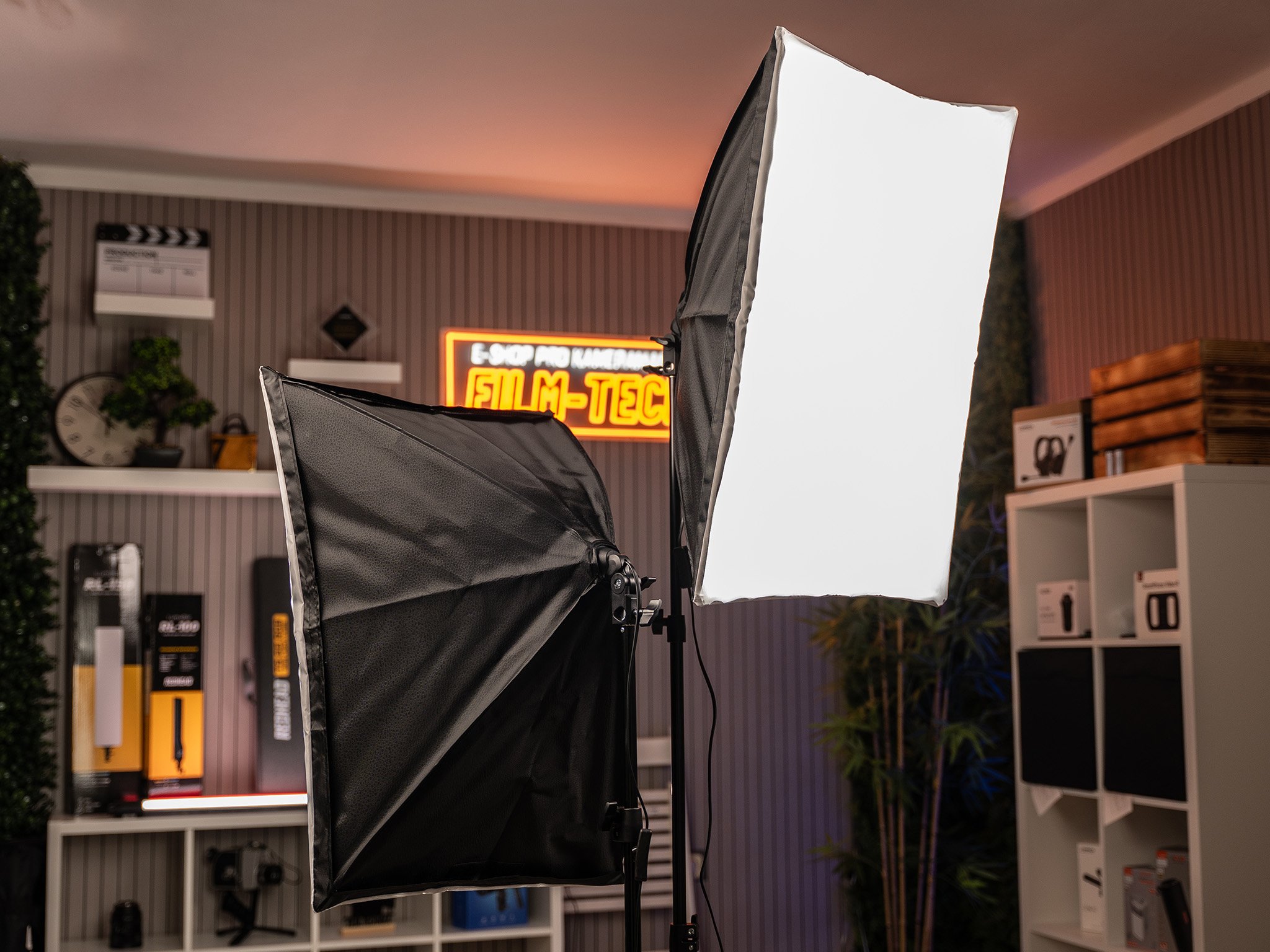 Studiový softbox set se dvěma světly