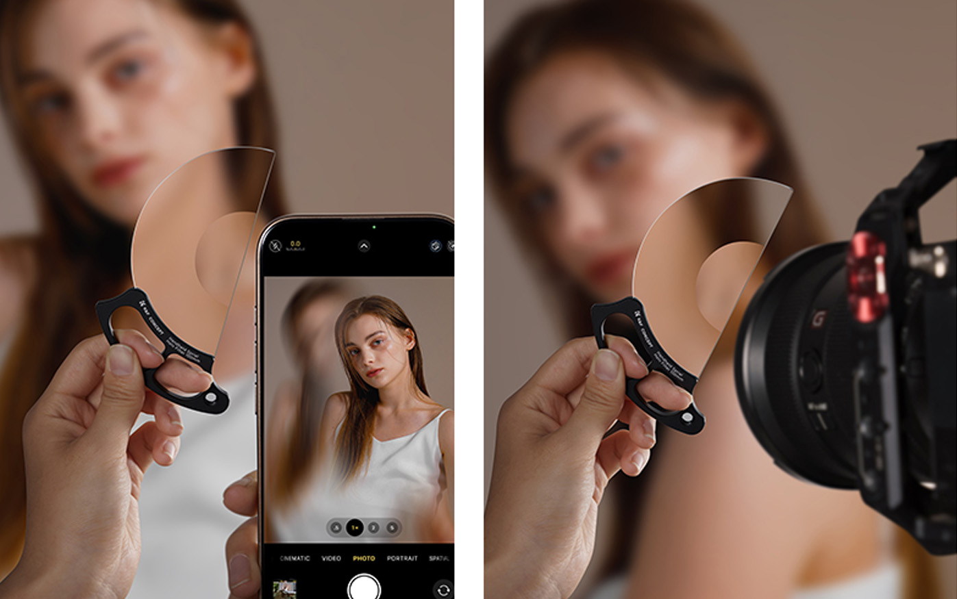 Použití filtru Spiral s chytrým telefonem a fotoaparátem