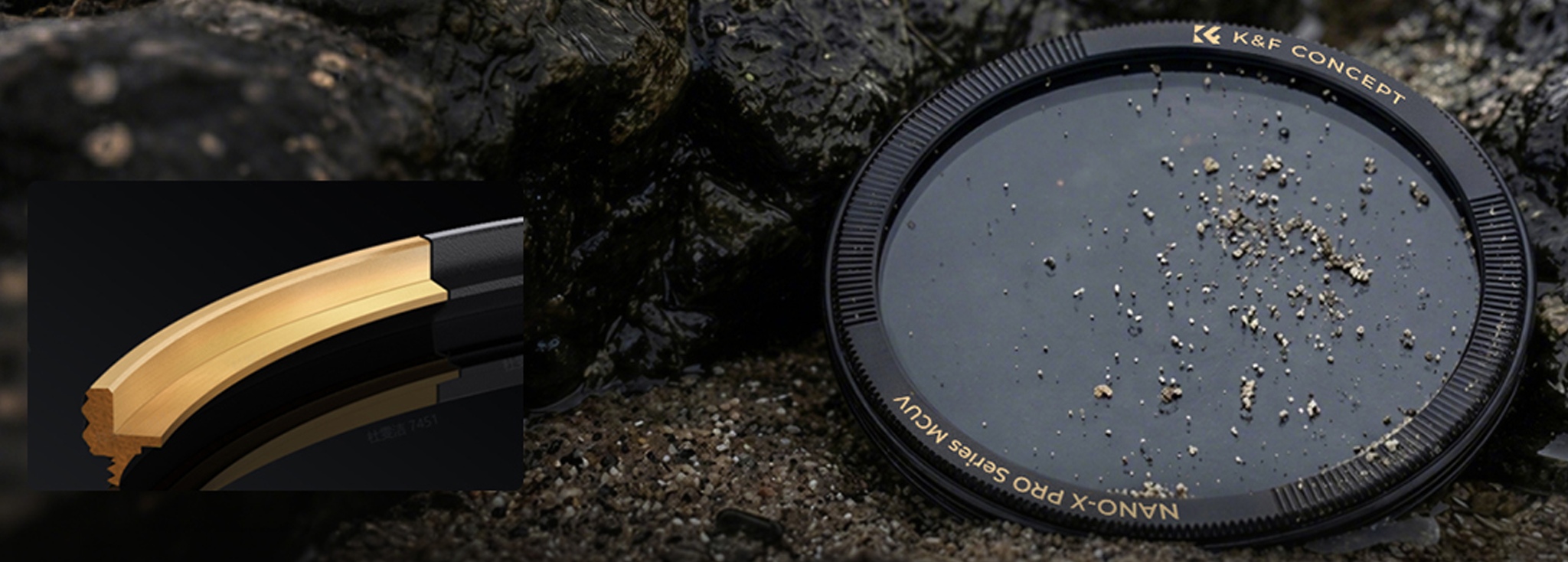 KF Concept Nano-X PRO filtr kompatibilní se sluneční clonou Leica