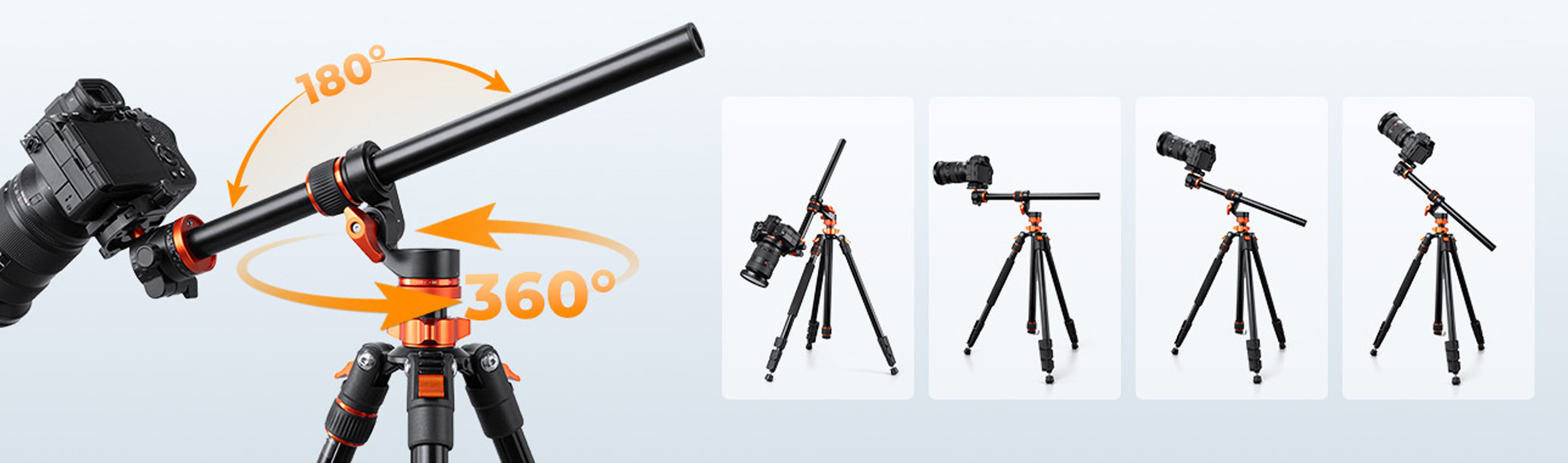 Otáčení a naklápění horizontálního ramena KF Concept MS-105
