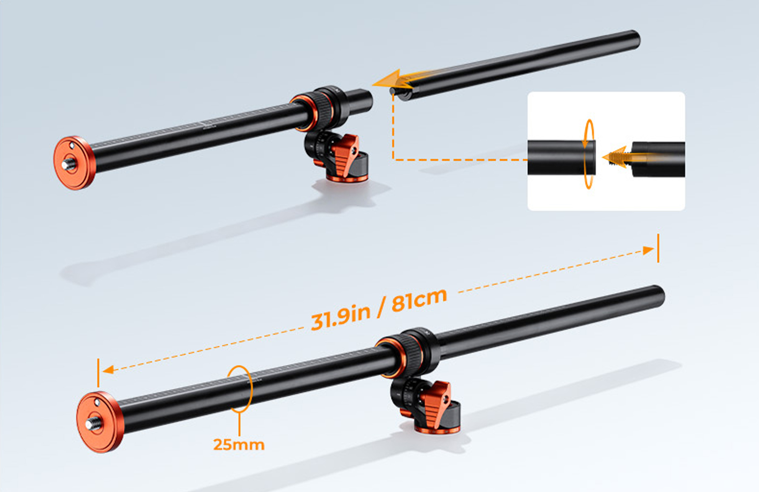 Prodloužení ramena KF Concept MS-105 na délku 81 cm
