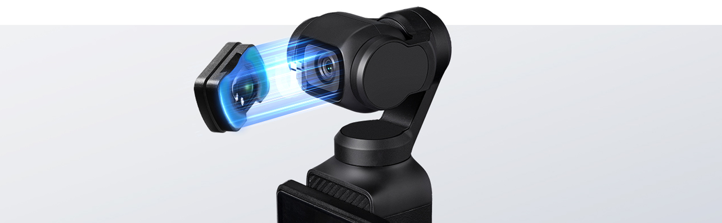 Magnetické nasazení širokoúhlé předsádky na DJI Osmo Pocket