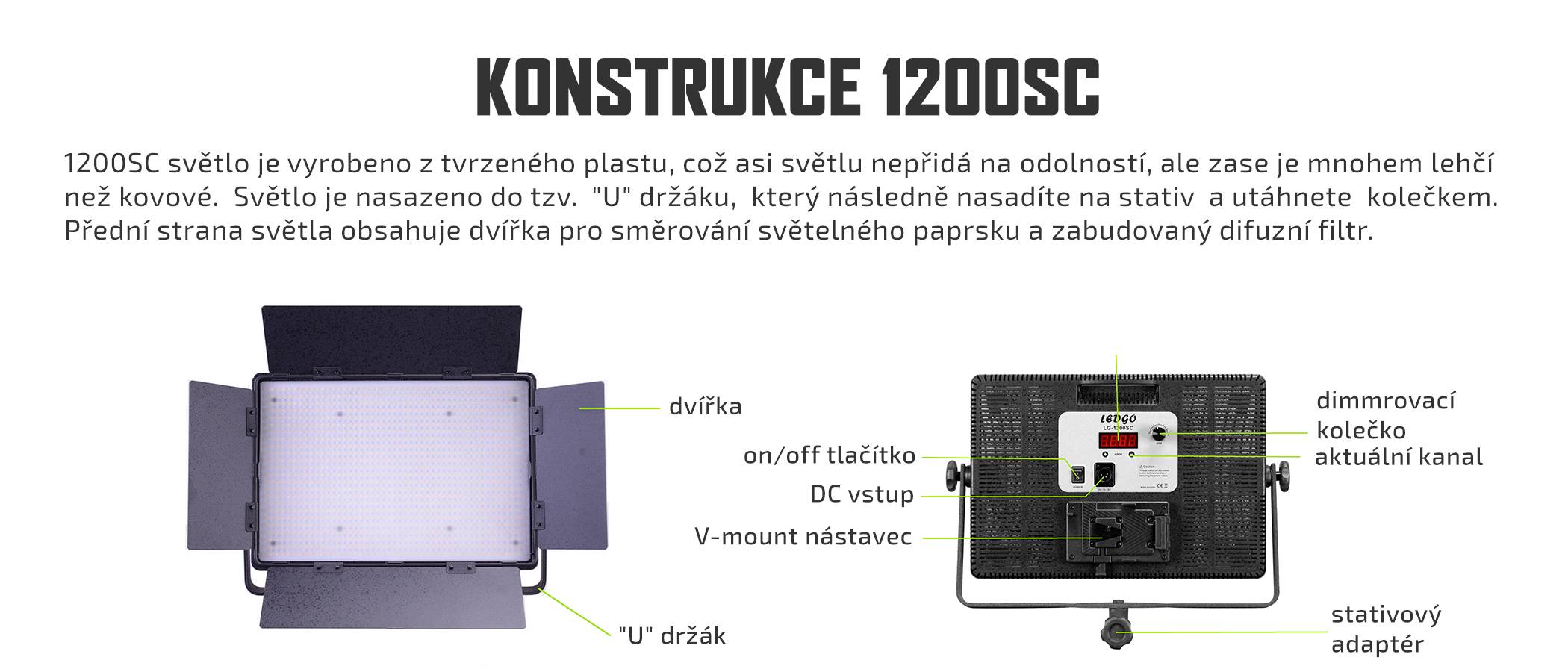 film-technika-ledgo-1200sc-studiové-daylight-světlo-jednoduchá-konstrukce
