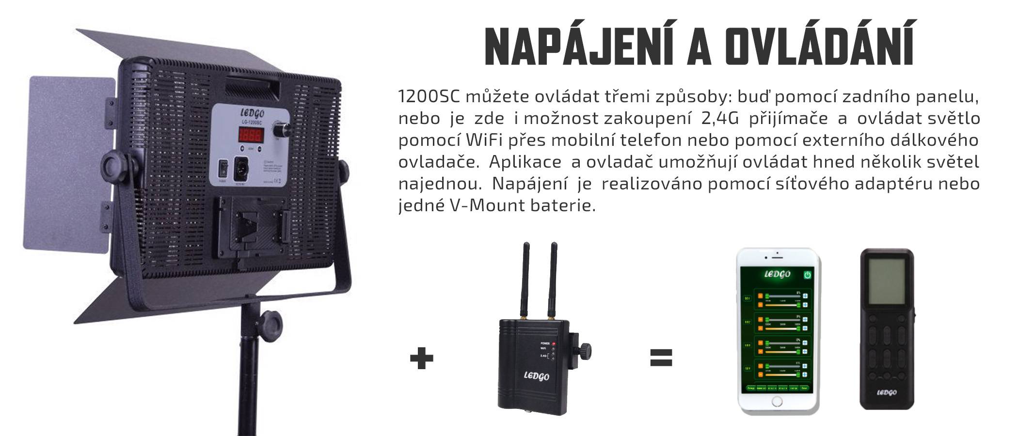 film-technika-ledgo-1200sc-studiové-daylight-světlo-napájení-a-ovládání