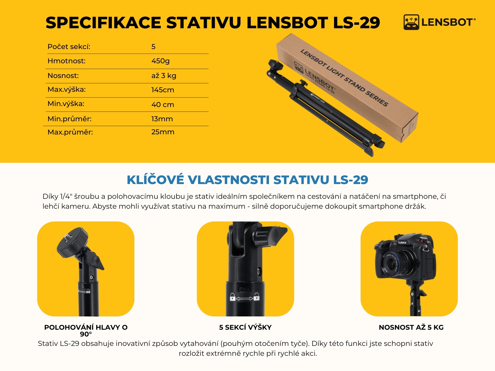 lensbot-ls-29-specifikace