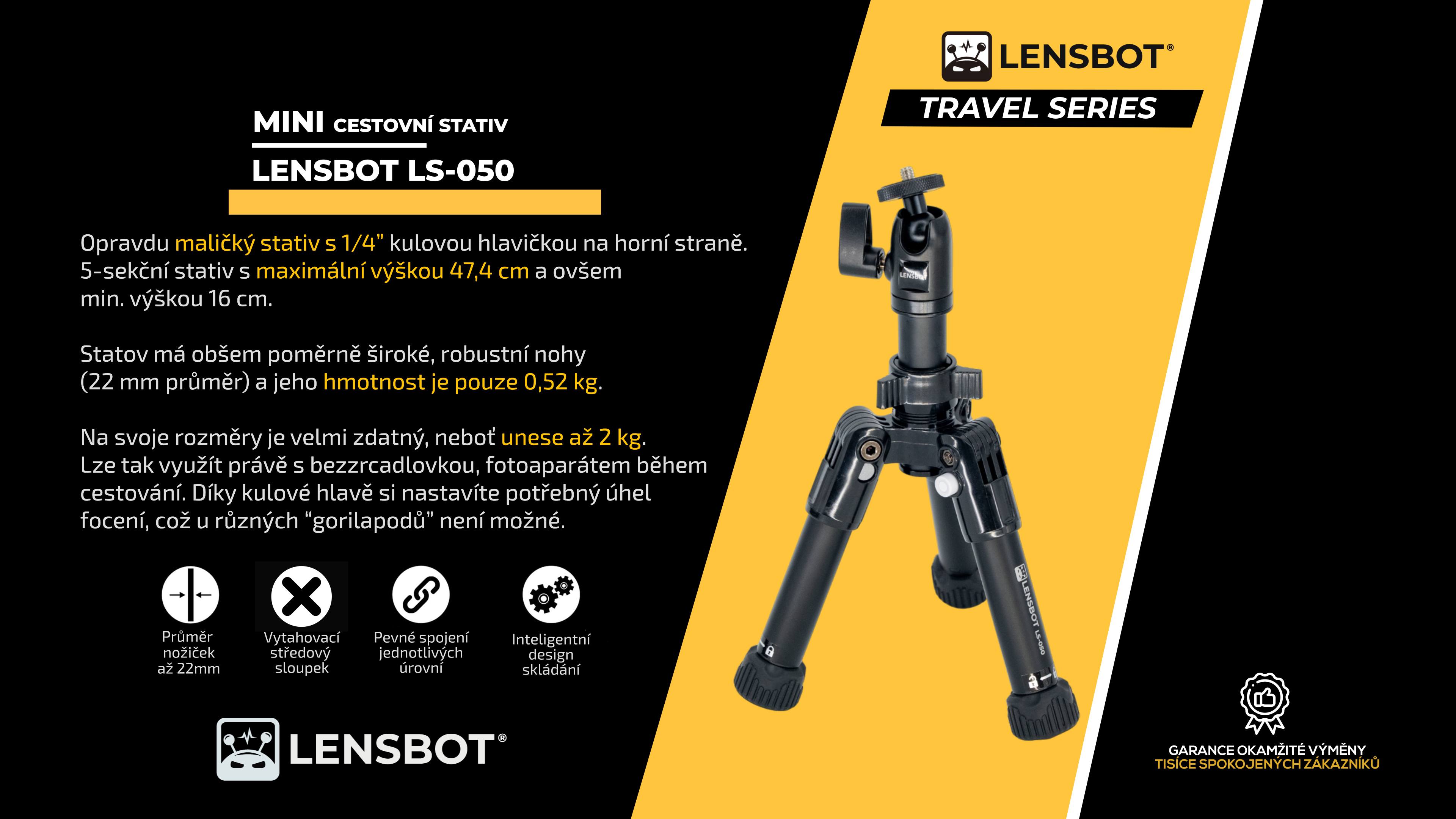 LS-050 LENSBOT STATIV-LQ