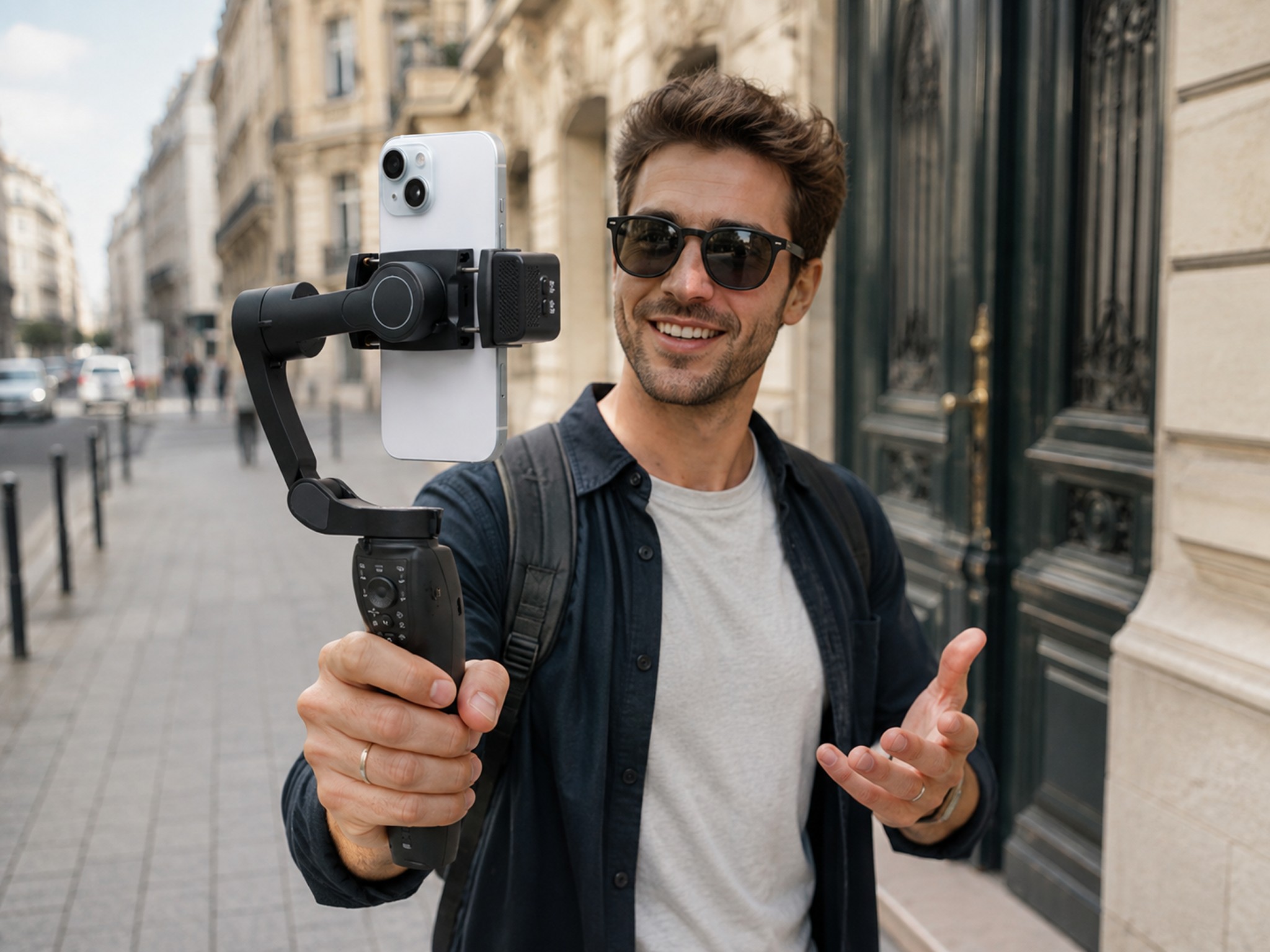 Natáčení vlogu s LENSBOT MotionX-ULTRA