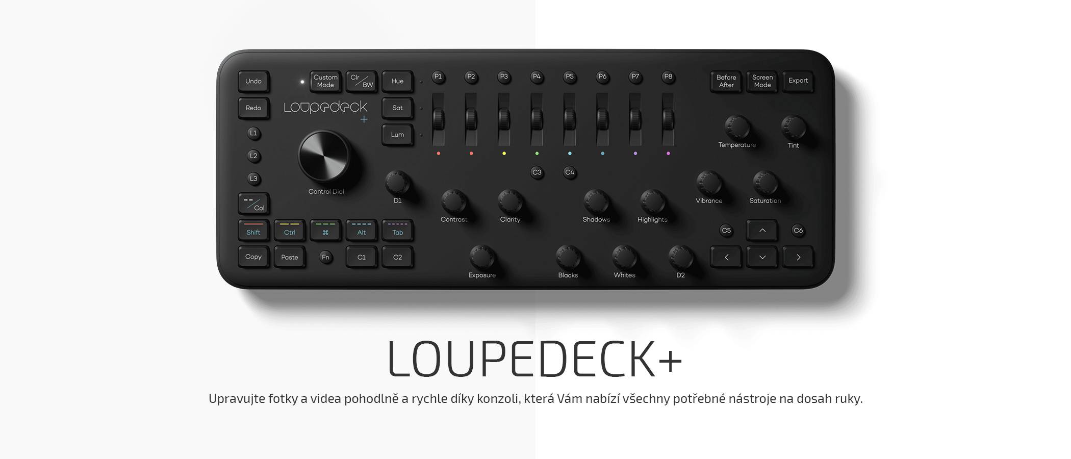 film-technika-loupedeck-plus-konzole-pro-úpravu-fotrk-a-videa