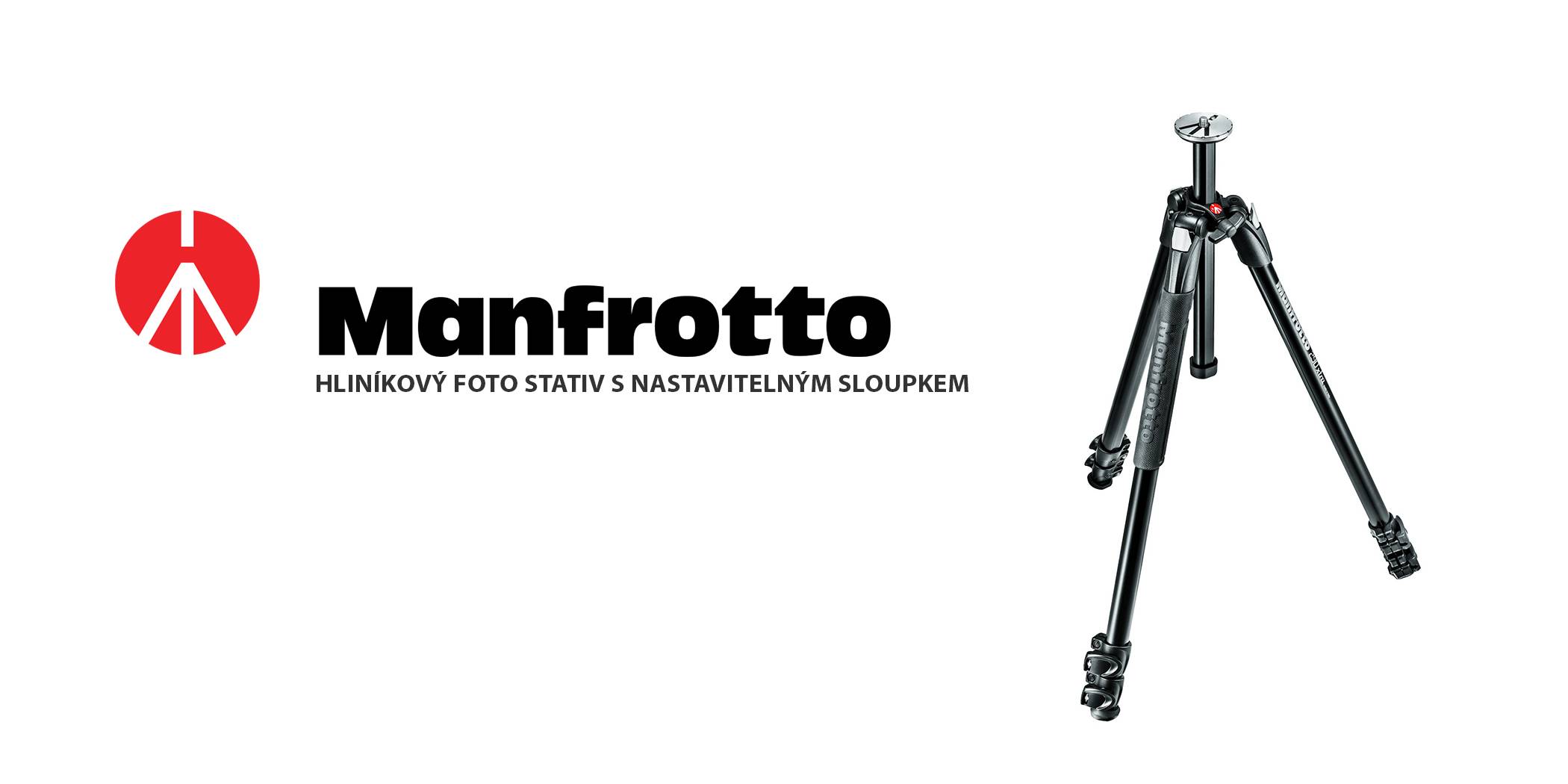 film-technika-manfrotto-hliníkový-stativ-s-einstellbarm-sloupkém