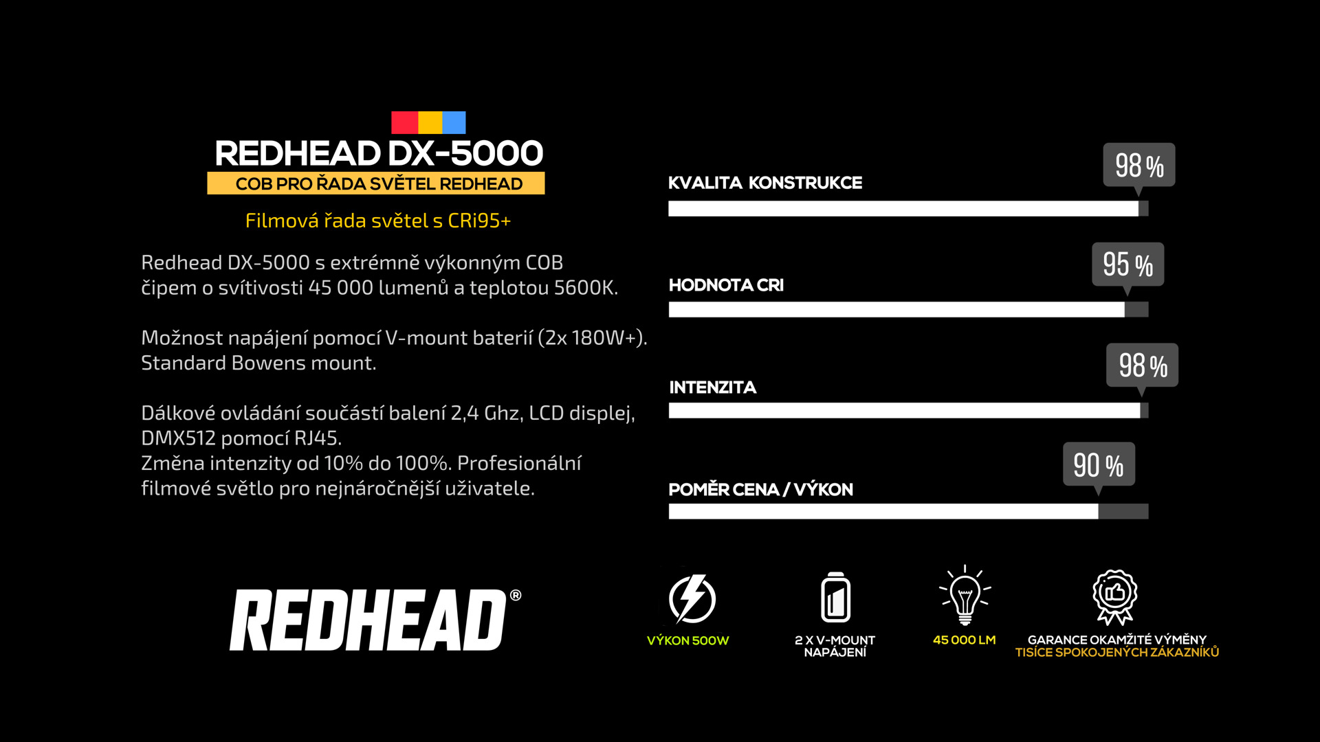 redhead-dx5000-specifikace