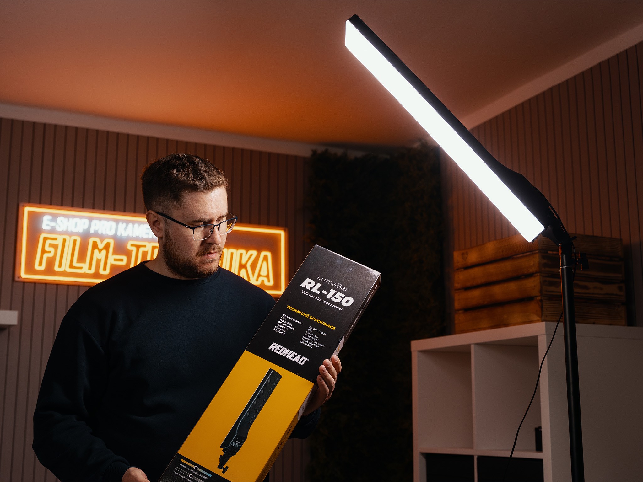 LumaBar RL-150 bei Studioaufnahmen