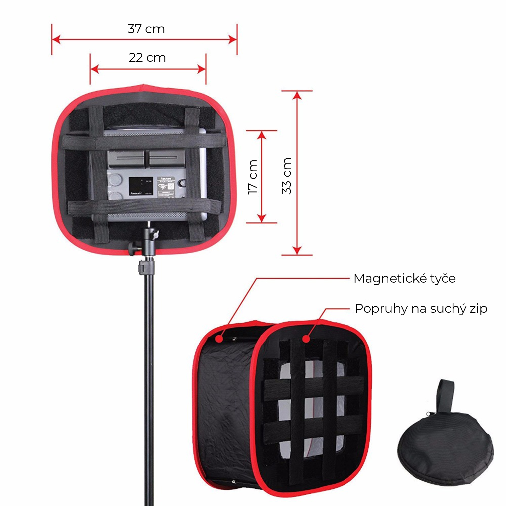 softbox_na_LED_panel