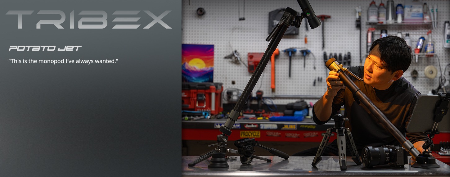 Potato Jet při vývoji monopodu SmallRig TRIBEX PRO