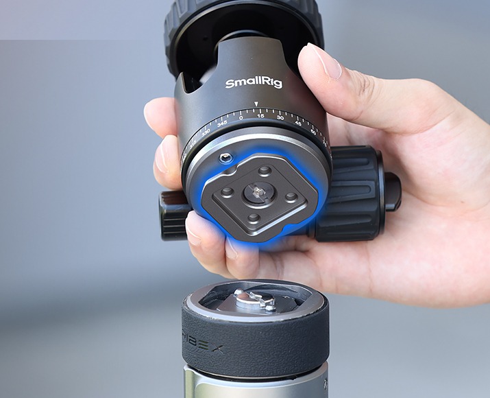 Schnellwechselplatte des SmallRig TRIBEX PRO Monopods