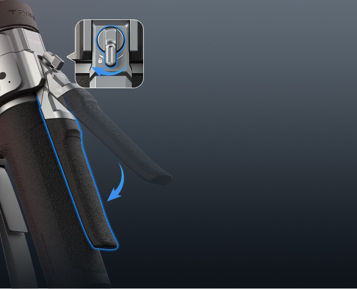 Klappbarer Griff des SmallRig TRIBEX PRO Monopods