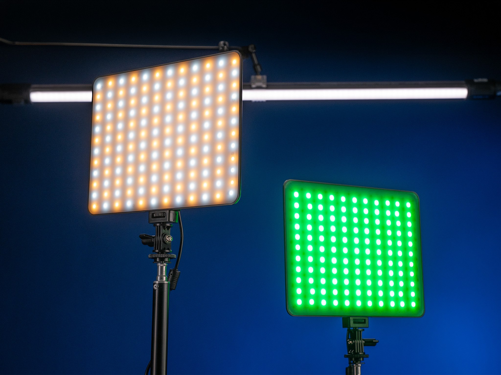 Bílé a zelené světlo RGB panelů Sprite 20