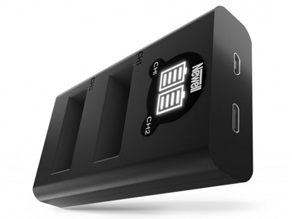 Szybka ładowarka USB-C Dual do akumulatorów DMW-BLC12