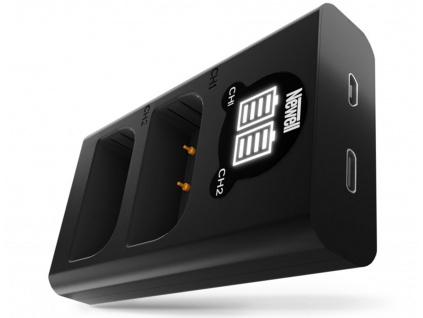 Szybka ładowarka USB-C Dual DMW-BLF19E do akumulatorów Panasonic
