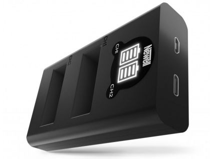 Gyors USB-C duális töltő PS-BLS5 akkumulátorokhoz
