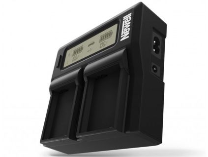 Duális LCD töltő Canon LP-E6, LP-E6N és LP-E6NH akkumulátorokhoz