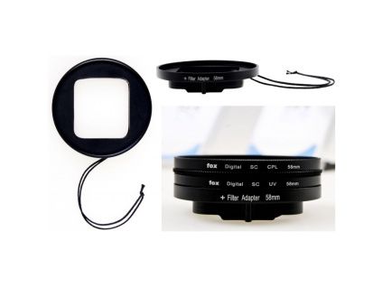 Szűrő Adapter POWERBEE FA58 GoPro HERO3 58mm számára