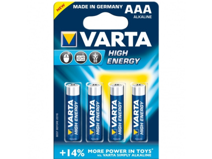 Varta tužkové AAA baterie (4ks)