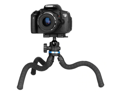 Ulanzi TT20S Maxload 2KG Flexible DSLR Tripod with Foldable Ball Head Phone Mount Holder Mini Table (3)