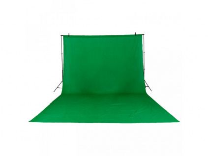 Fotóvászon green screen pamut 2x3m (zöld)
